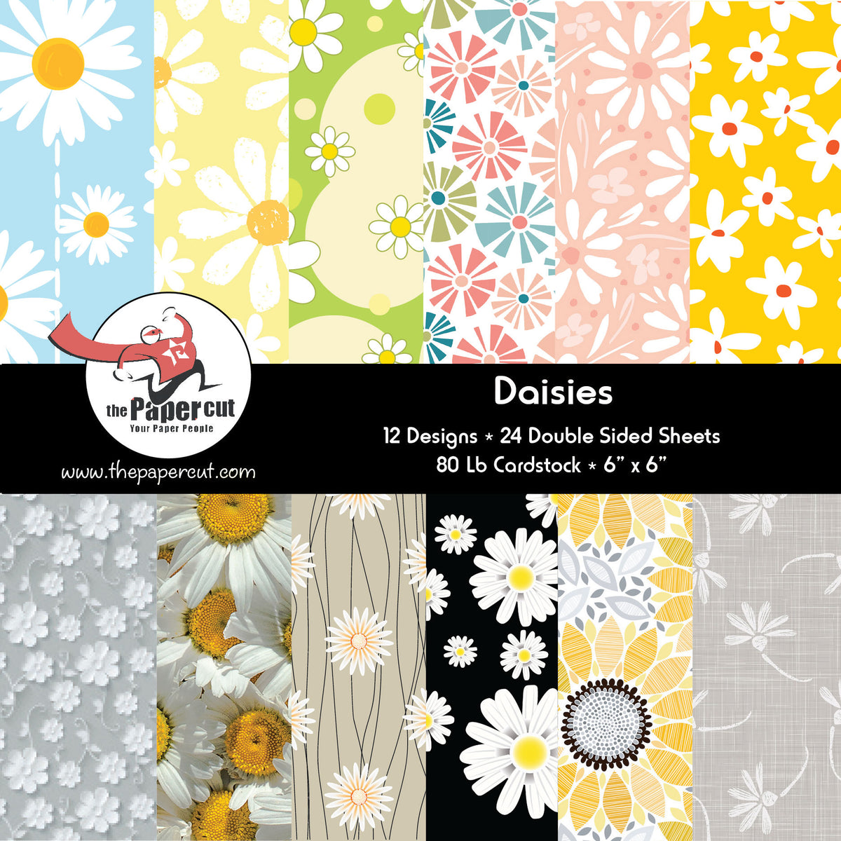 PPAD183 Daisies - 6 x 6 Paper Pad