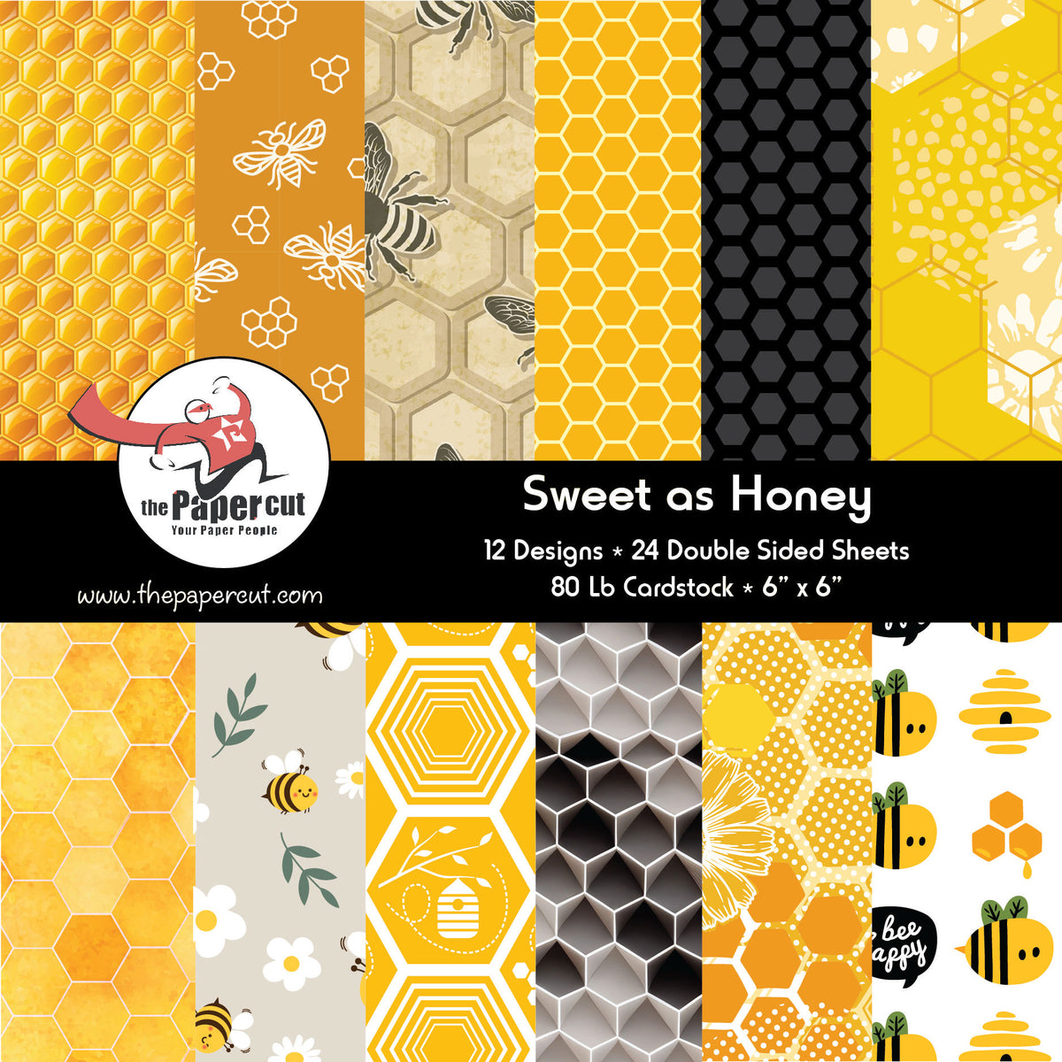 PPAD184 Sweet as Honey - 6 x 6 Paper Pad