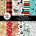 PPAD188 Furry Friends - 6 x 6 Paper Pad