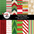 PPAD189 Festive Stripes - 6 x 6 Paper Pad