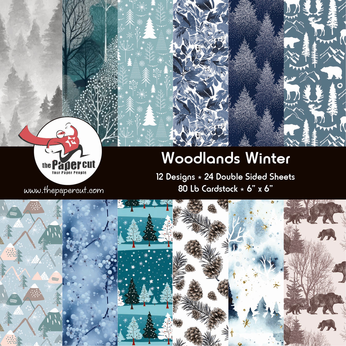 PPAD192 Woodlands Winter - 6 x 6 Paper Pad