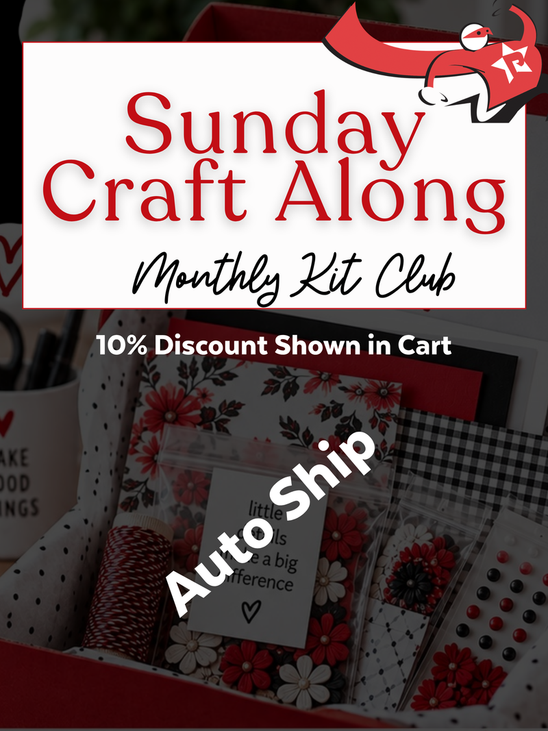 Sunday Craft Along Monthly Kit Club 10% off Ships for Free