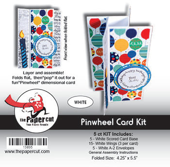 PINWHEEL Card Kit 5 ct with Envelopes