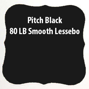 Pitch Black 80 LB Smooth Lessebo