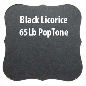 Black Licorice 65Lb PopTone Cardstock
