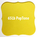 PopTone Lemon Drop 65 Lb Cardstock