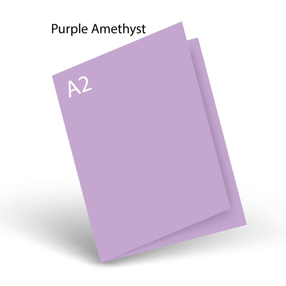Purple Amethyst 80 LB Smooth Lessebo A-2 Scored Card