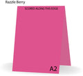 Razzle Berry 100 Lb A-2 Steno Scored Cards