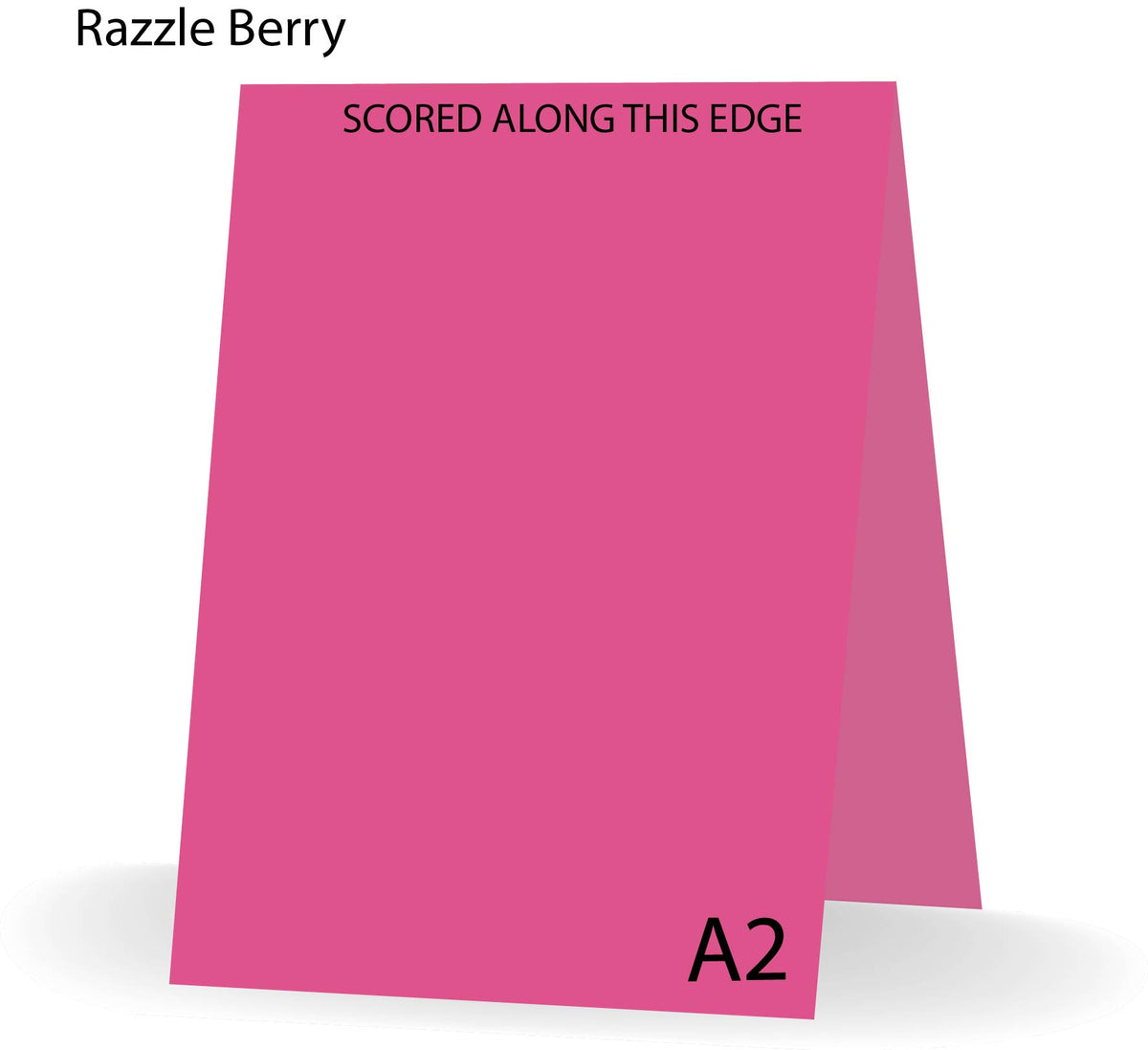 Razzle Berry 100 Lb A-2 Steno Scored Cards