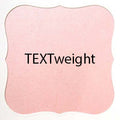 Rose Quartz "Stardream" Metallic TEXTweight 8.5 x 11 - 25 ct