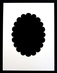 Scallop Mini Oval Window OVERLAY