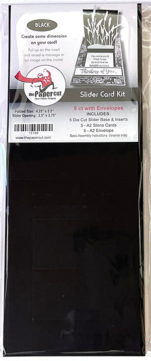 Slider Card Kit 5 Cards with Envelopes