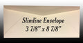 Cream Slimline Envelopes, 3 7/8" x 8 7/8"