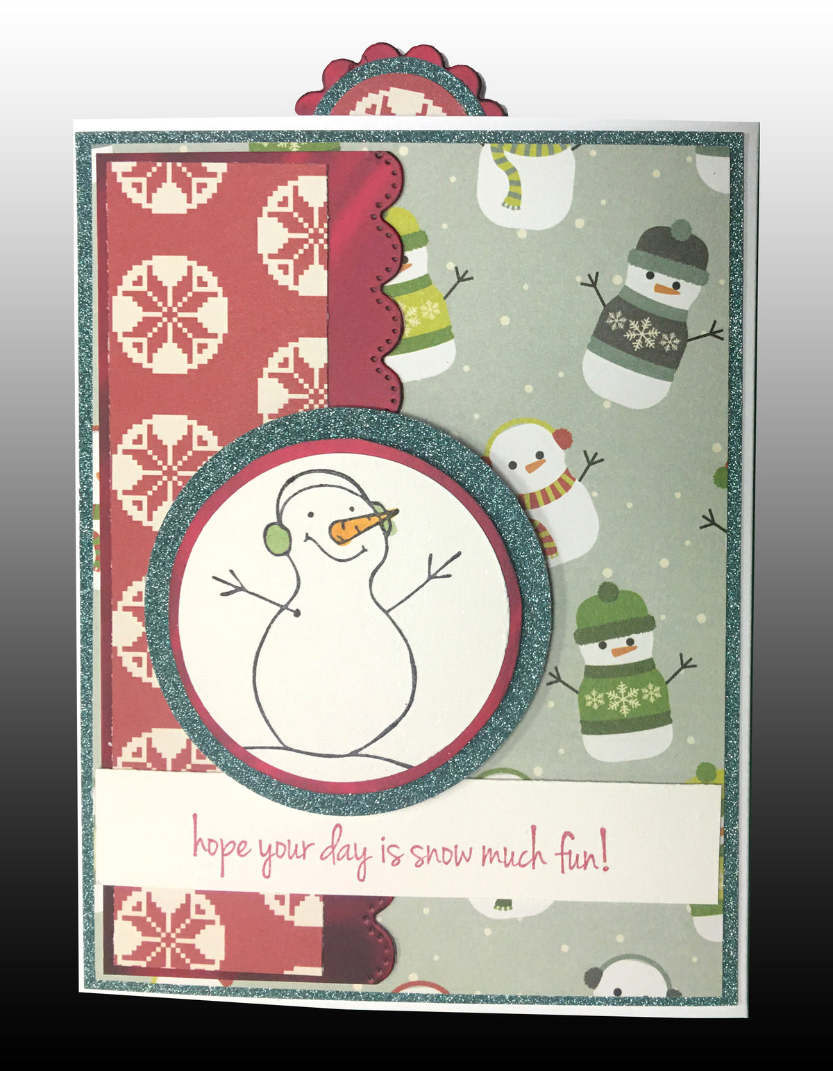 White Triple Tier Slider - 5 ct with Envelopes