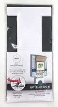 White Waterfall Insert, 25 ct