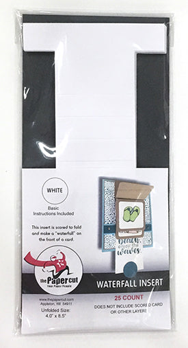 White Waterfall Insert, 25 ct