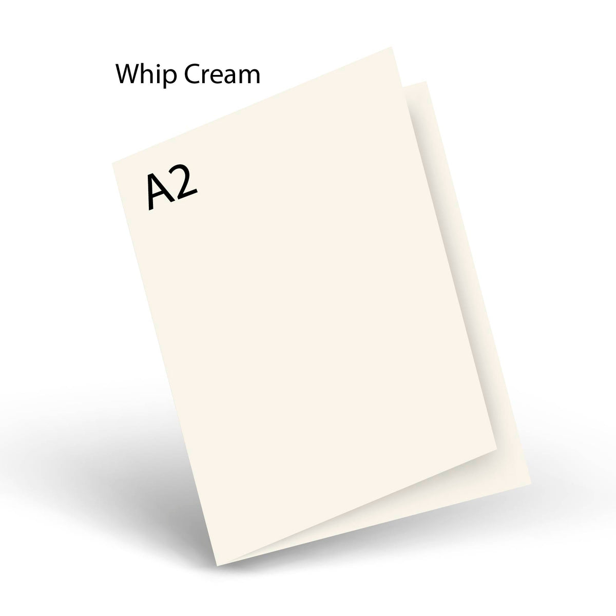 Whip Cream PopTone A-2 Scored Card