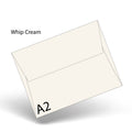 Whip Cream PopTone A-2 Envelope