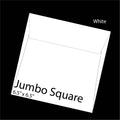 White Jumbo Square Envelope 6.5" x 6.5"