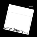 White Large Square Envelope 6" x 6"