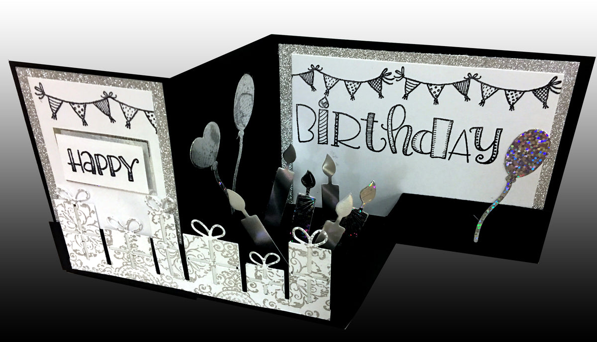 Z Fold Box Card Kit 5 ct with Envelope