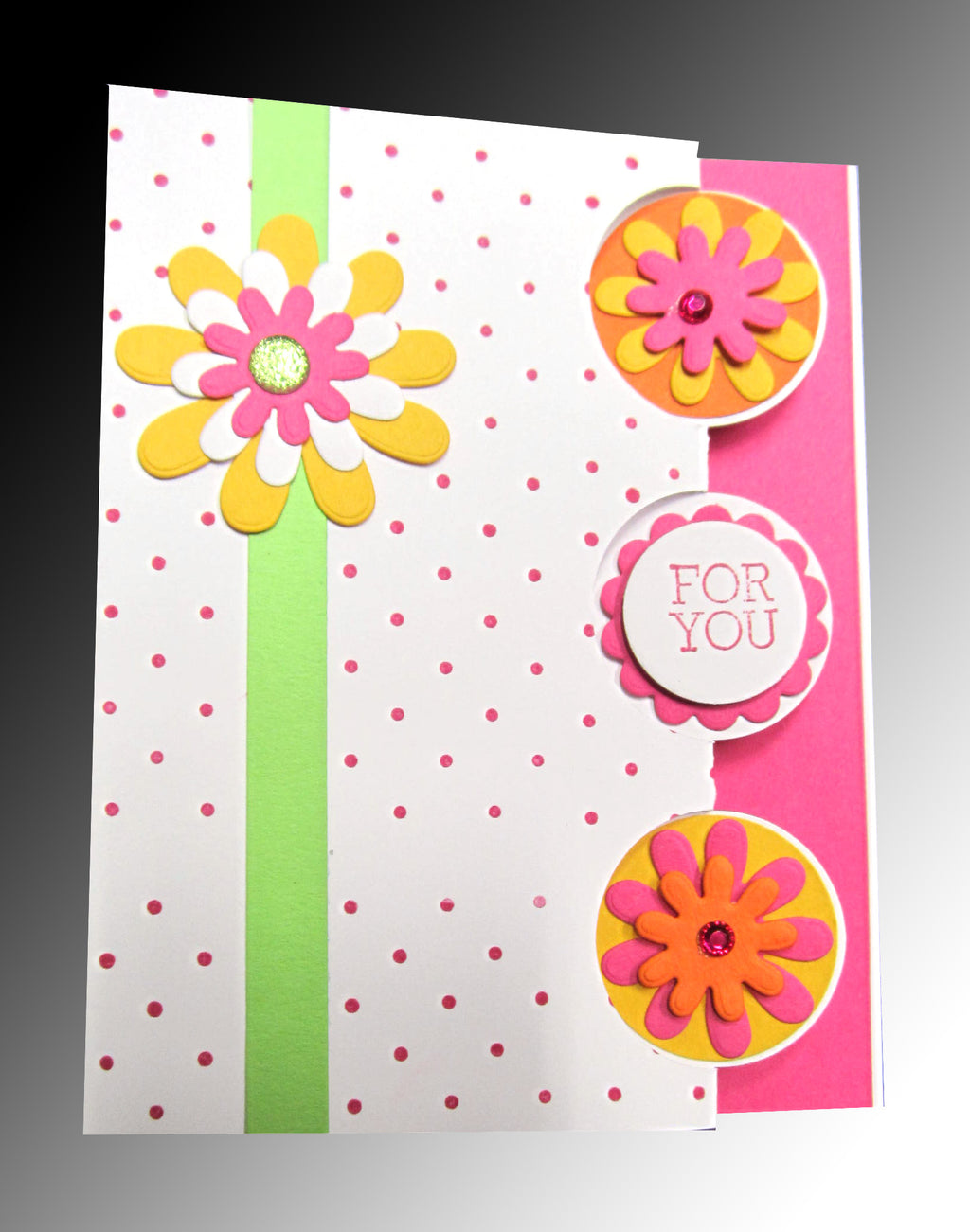 Triple Circle Swinging Z Fold Card