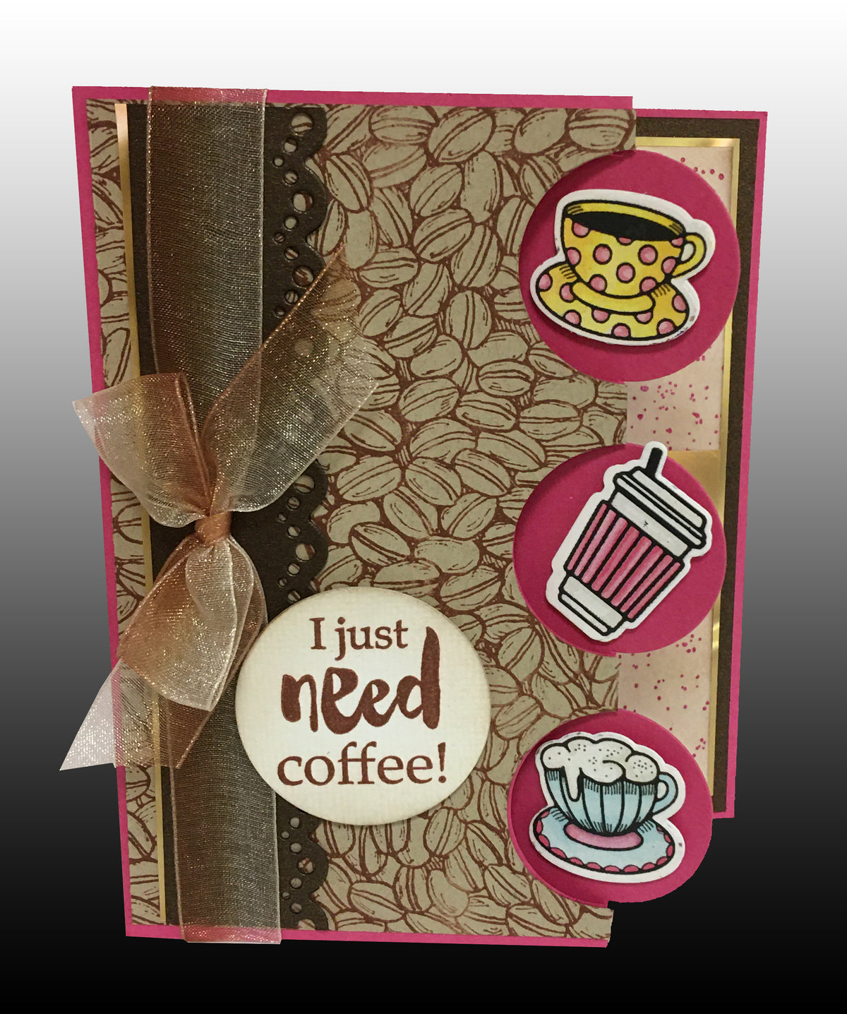 Triple Circle Swinging Z Fold Card