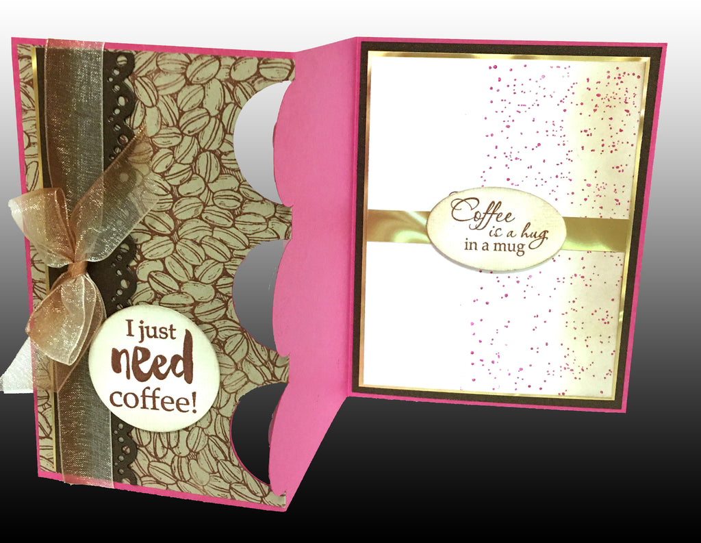 Triple Circle Swinging Z Fold Card