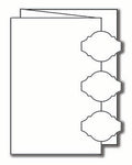 Triple Fancy TAG Swinging Z-Fold Card