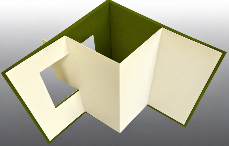 Lever Card Jellybean Green & Cream Kit 5 ct with Envelopes