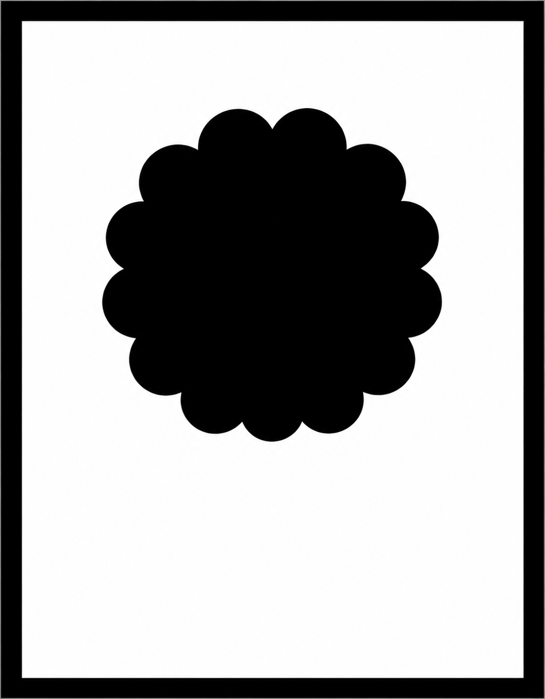 Scallop Circle Window OVERLAY