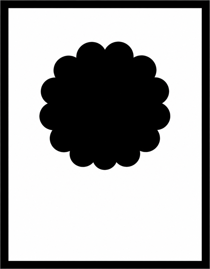 Scallop Circle Window OVERLAY