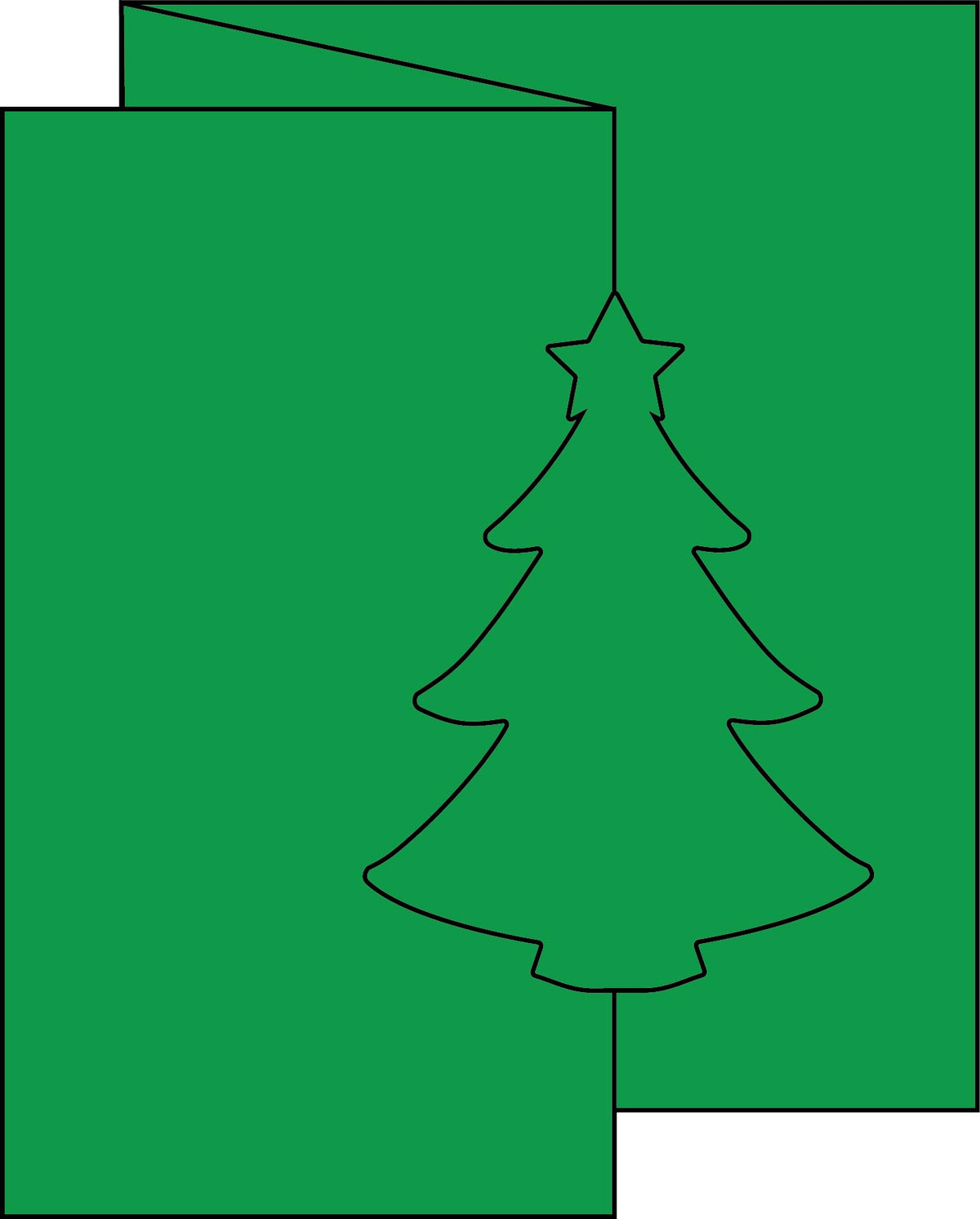Tree Swinging Z Fold Card