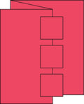 Triple Square Swinging Z Fold Card