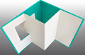 Lever Card Blu Raspberry & White Kit 5 ct with Envelopes