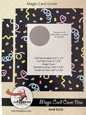 Magic Card Rectangle Cover/Window Overlay Die