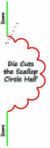 Scallop Circle Card Making Die