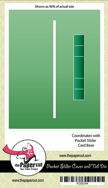 Pocket Slider Card LAYERING Die Set<br>Includes 2 dies