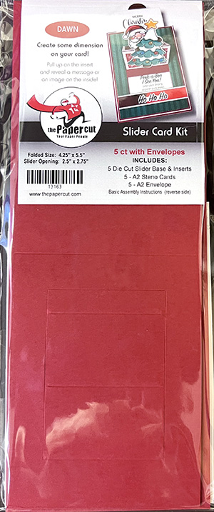 Dawn Slider Card Kit<br>5 Cards with Envelopes